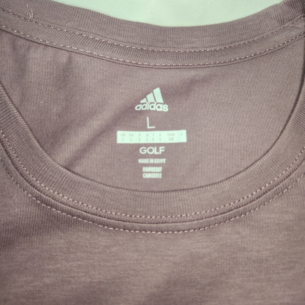 Adidas Women's Purple Short Sleeve Tee - Picture 3 of 4